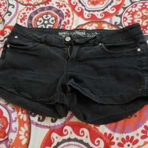 Express jean shorts